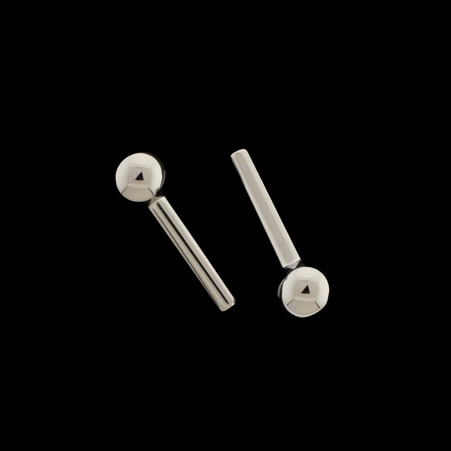 12G Titanium Threadless Barbell