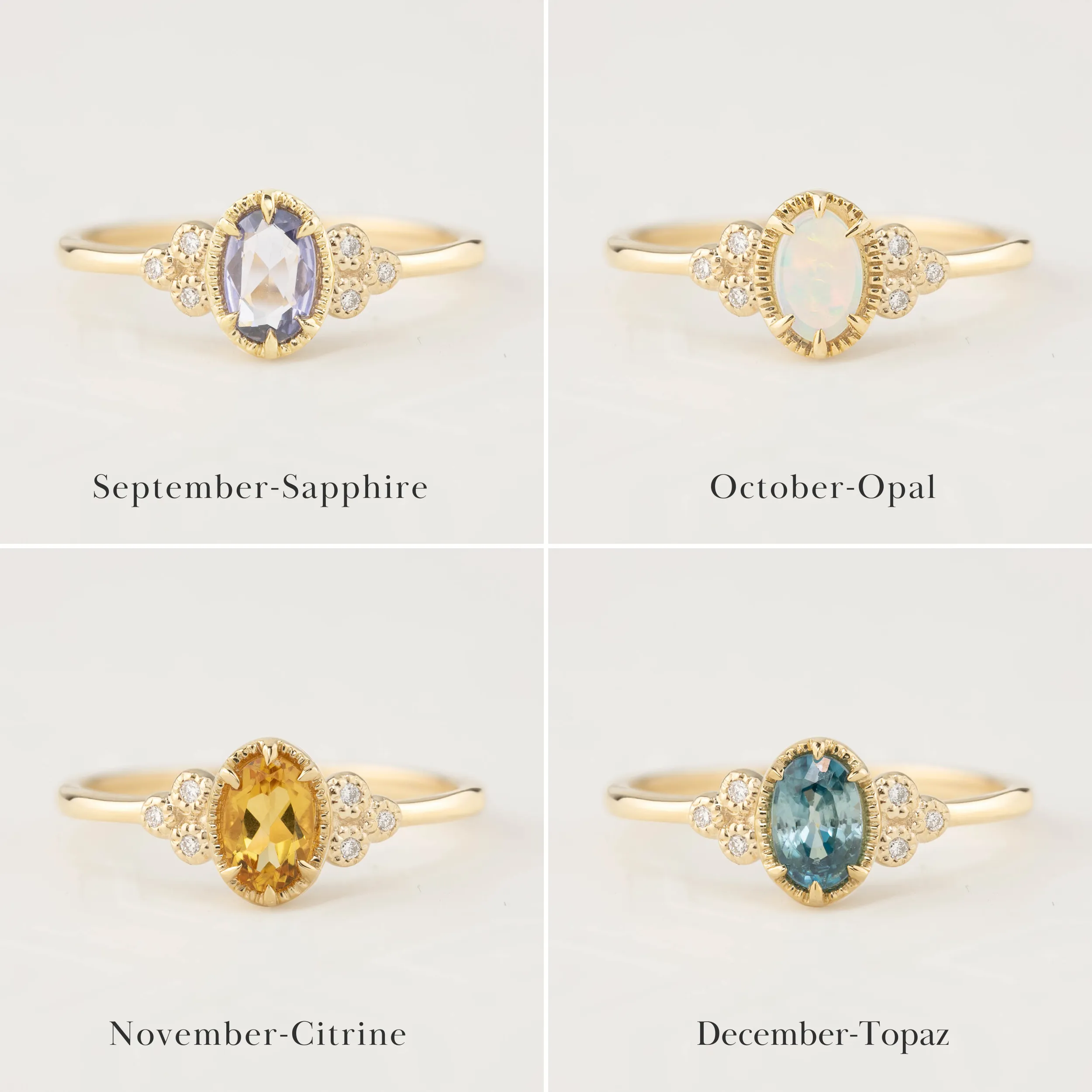 Birthstone Celine Ring