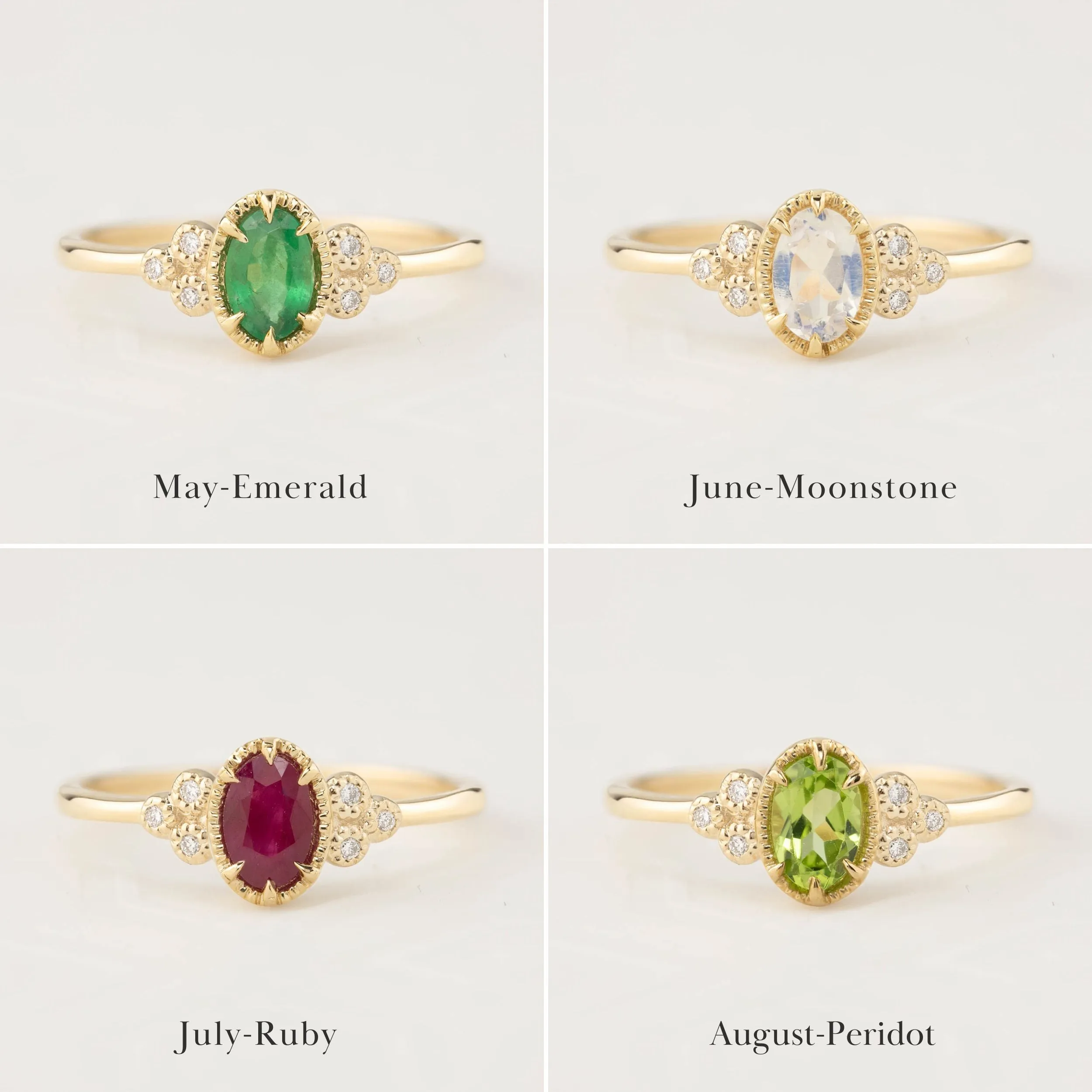 Birthstone Celine Ring