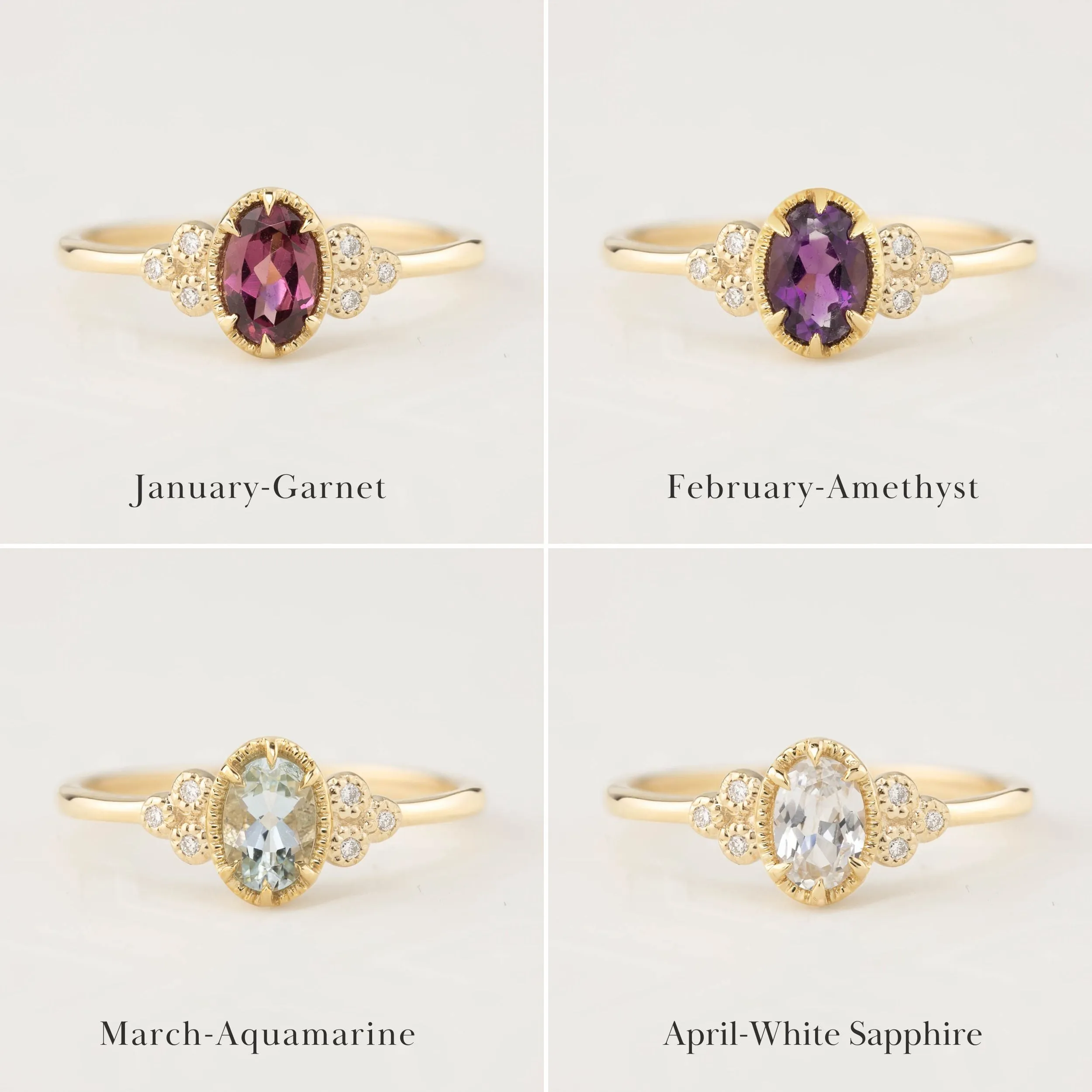 Birthstone Celine Ring