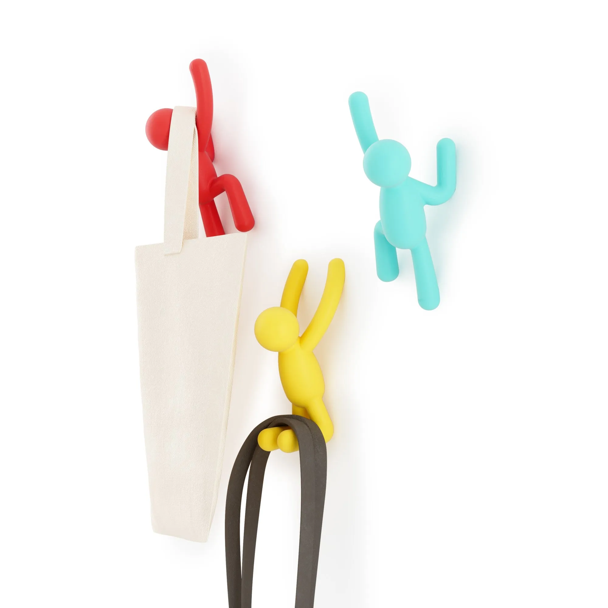 Buddy Wall Hooks, Set of 3