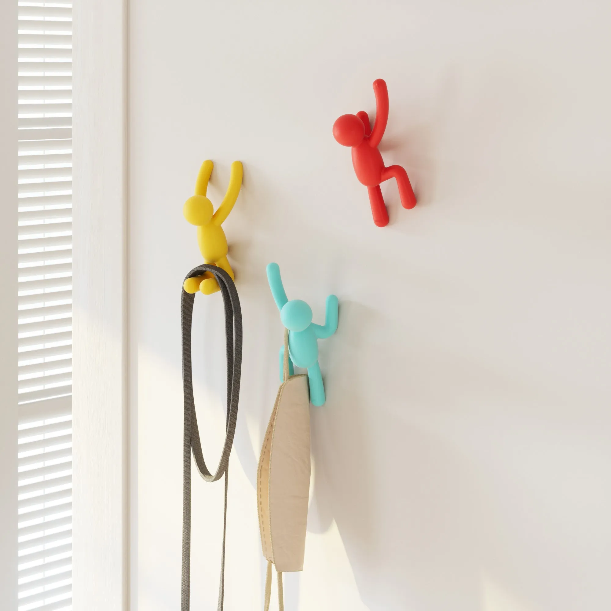 Buddy Wall Hooks, Set of 3