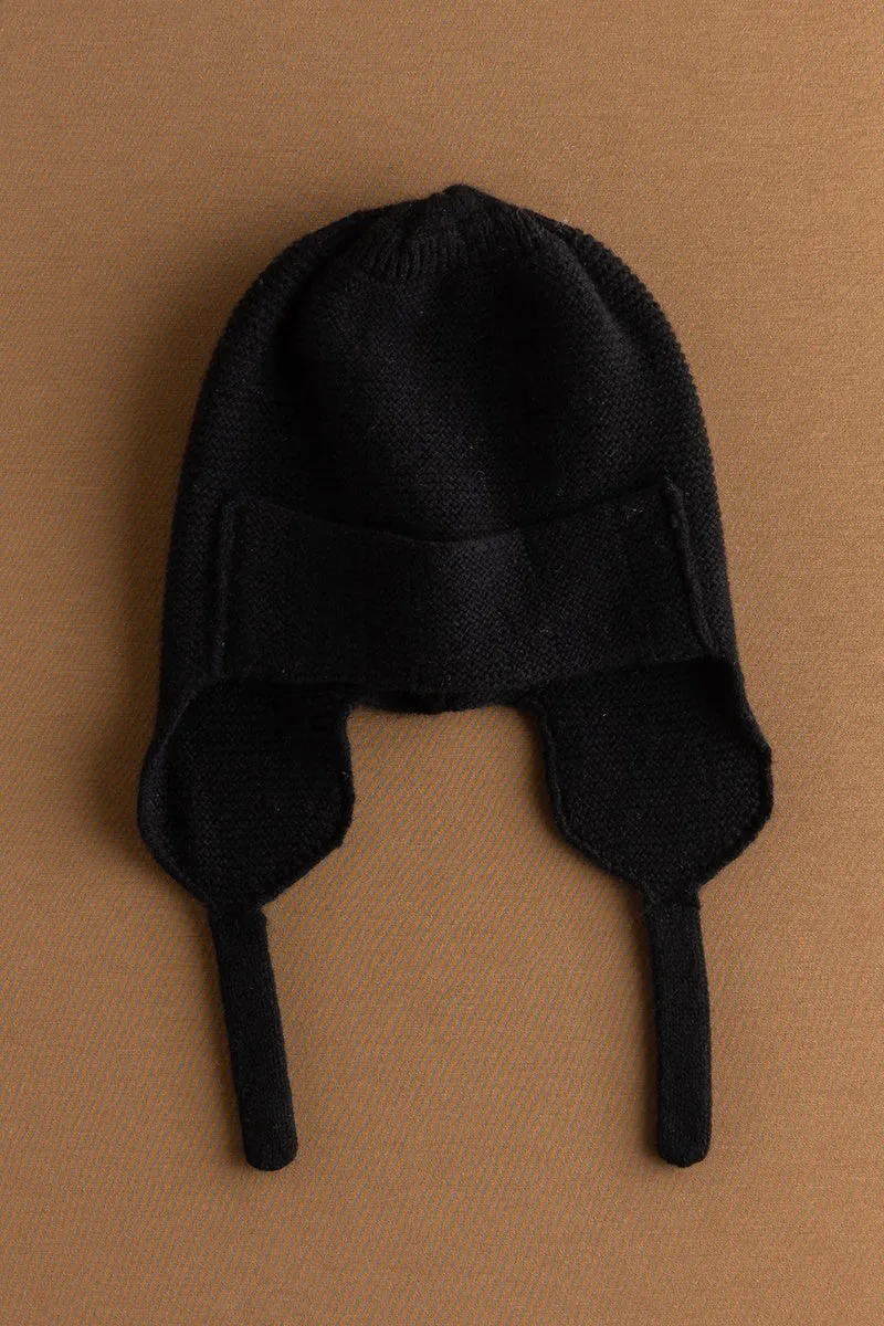 Cashmere Earflap Beanie