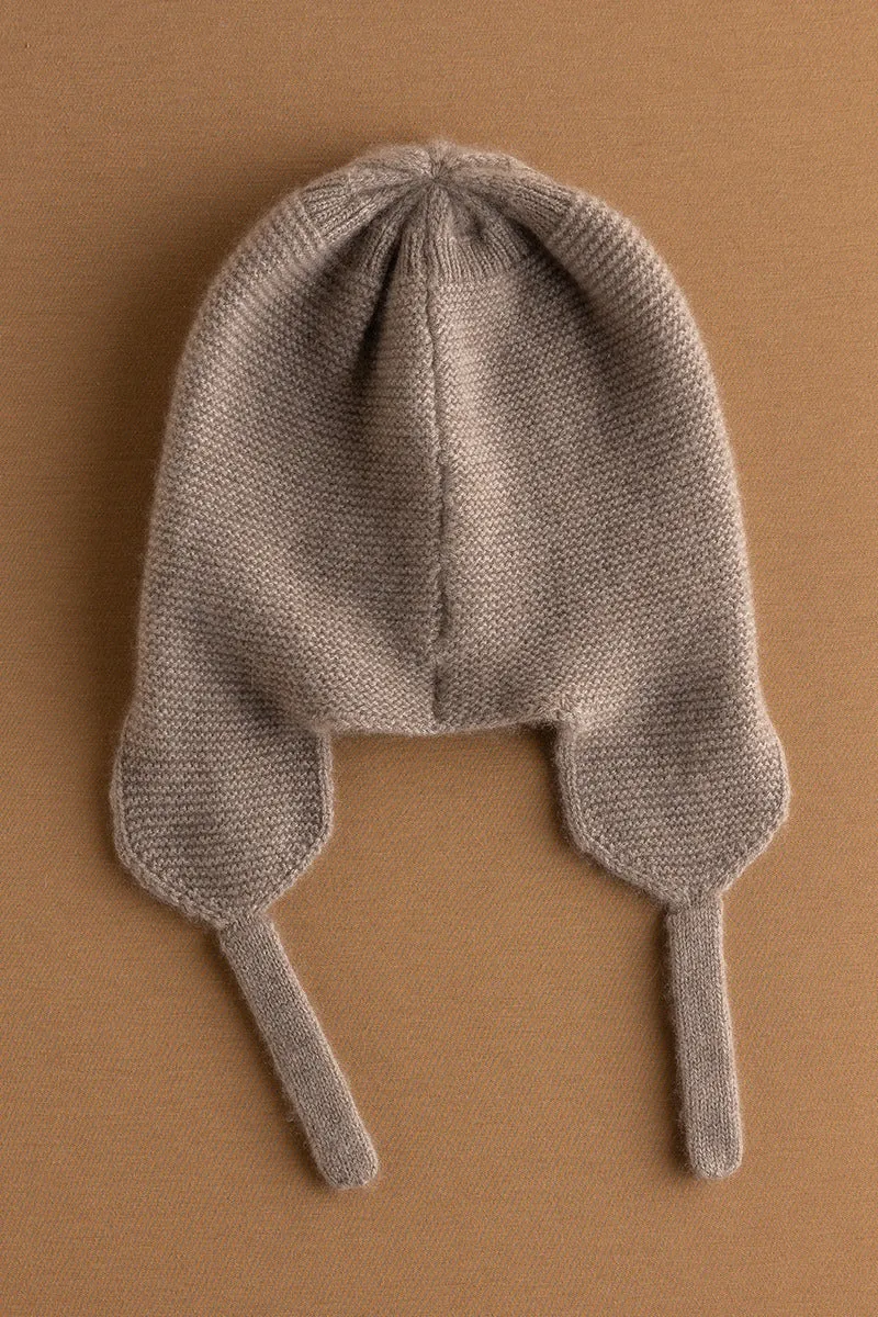 Cashmere Earflap Beanie