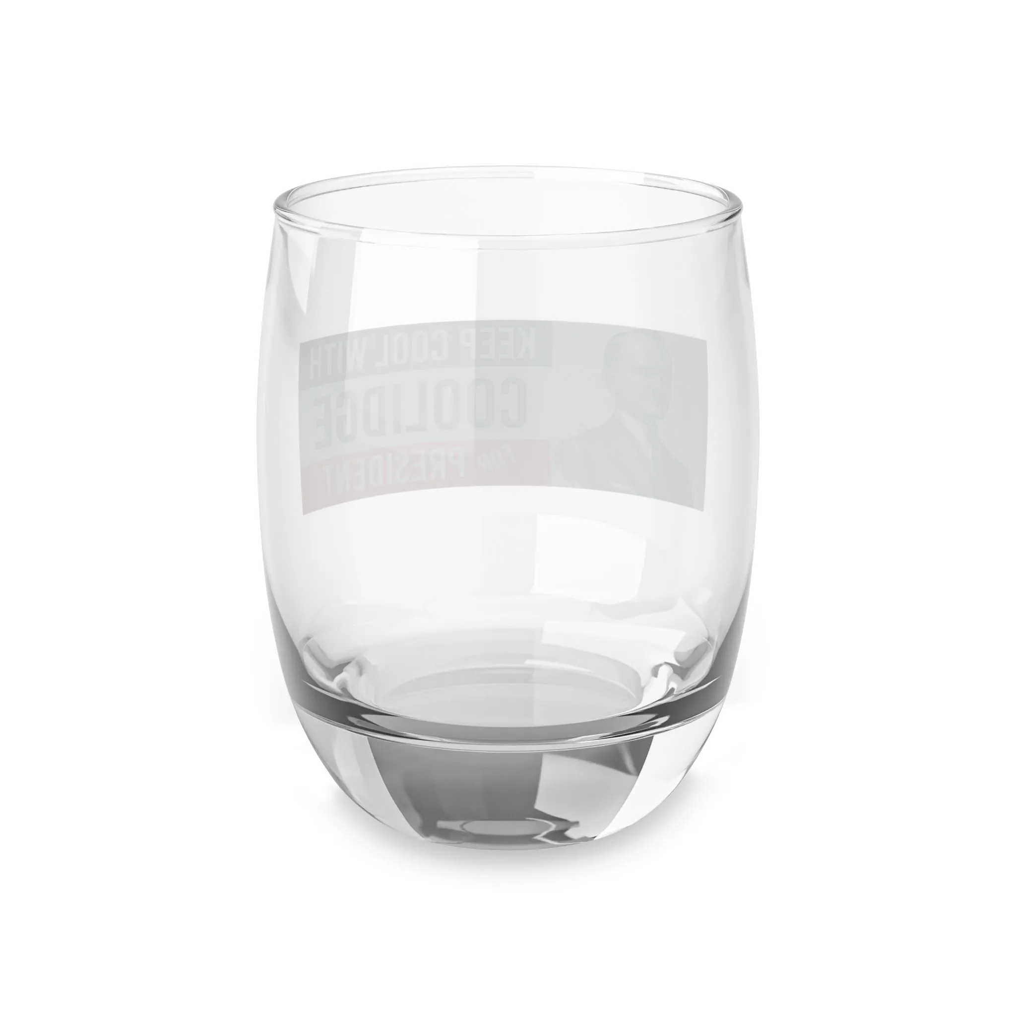 Cool with Coolidge Whiskey Glass