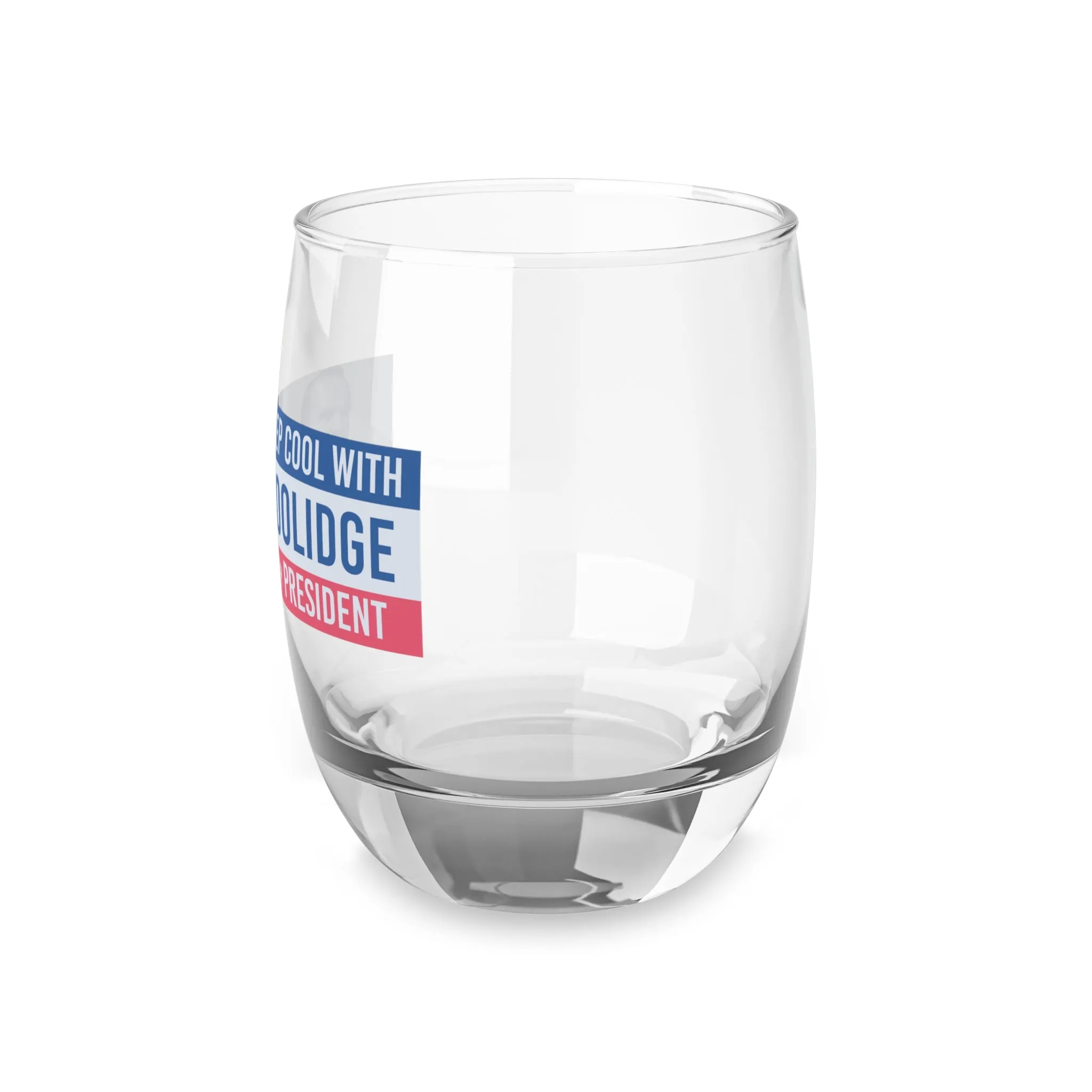 Cool with Coolidge Whiskey Glass