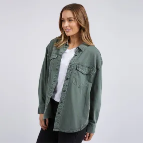 Daisy Overshirt - Sage Green