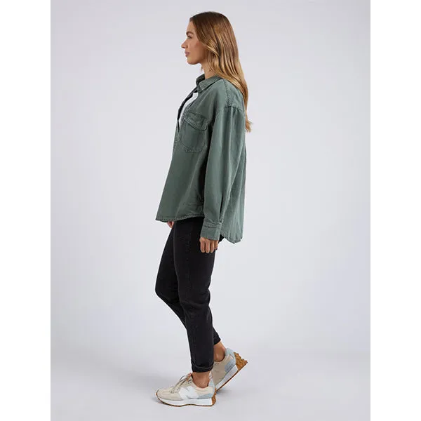 Daisy Overshirt - Sage Green