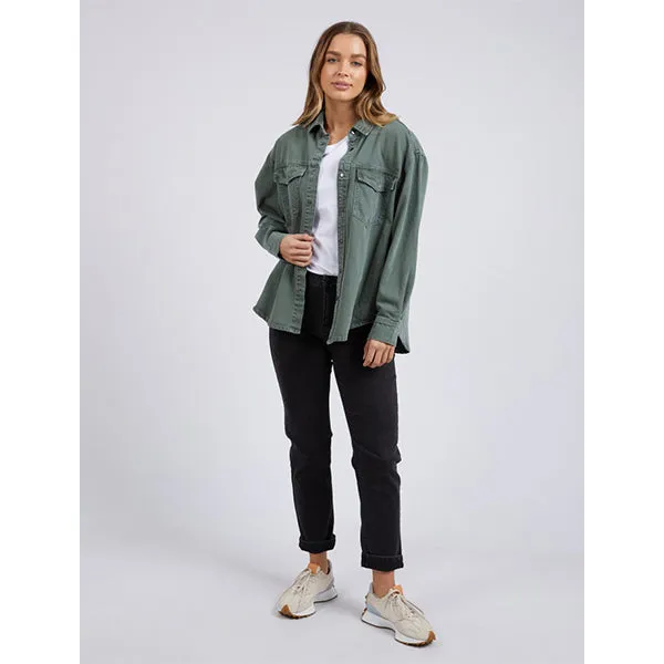 Daisy Overshirt - Sage Green