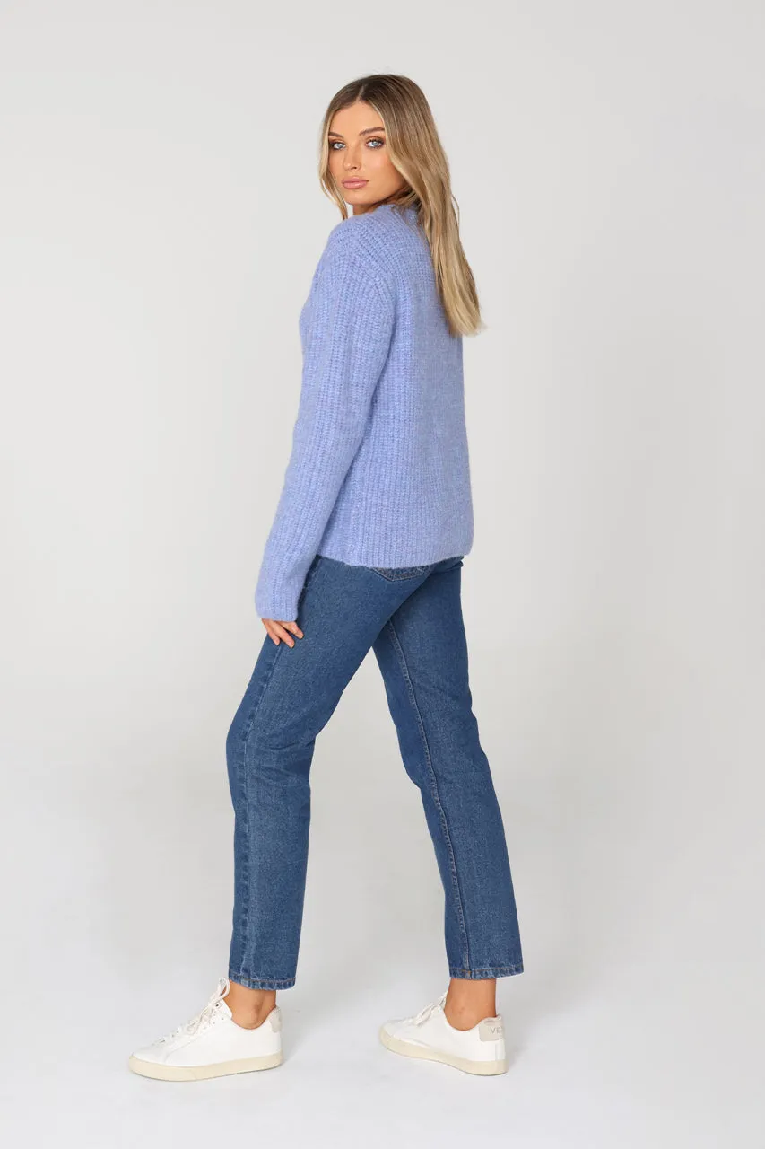 Delta Knit Jumper | Blue