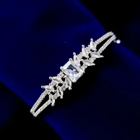 Divine White Rhodium Bracelet