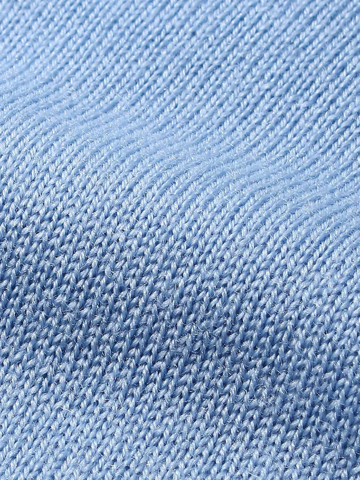 Extrafine Merino V-Neck Light Blue