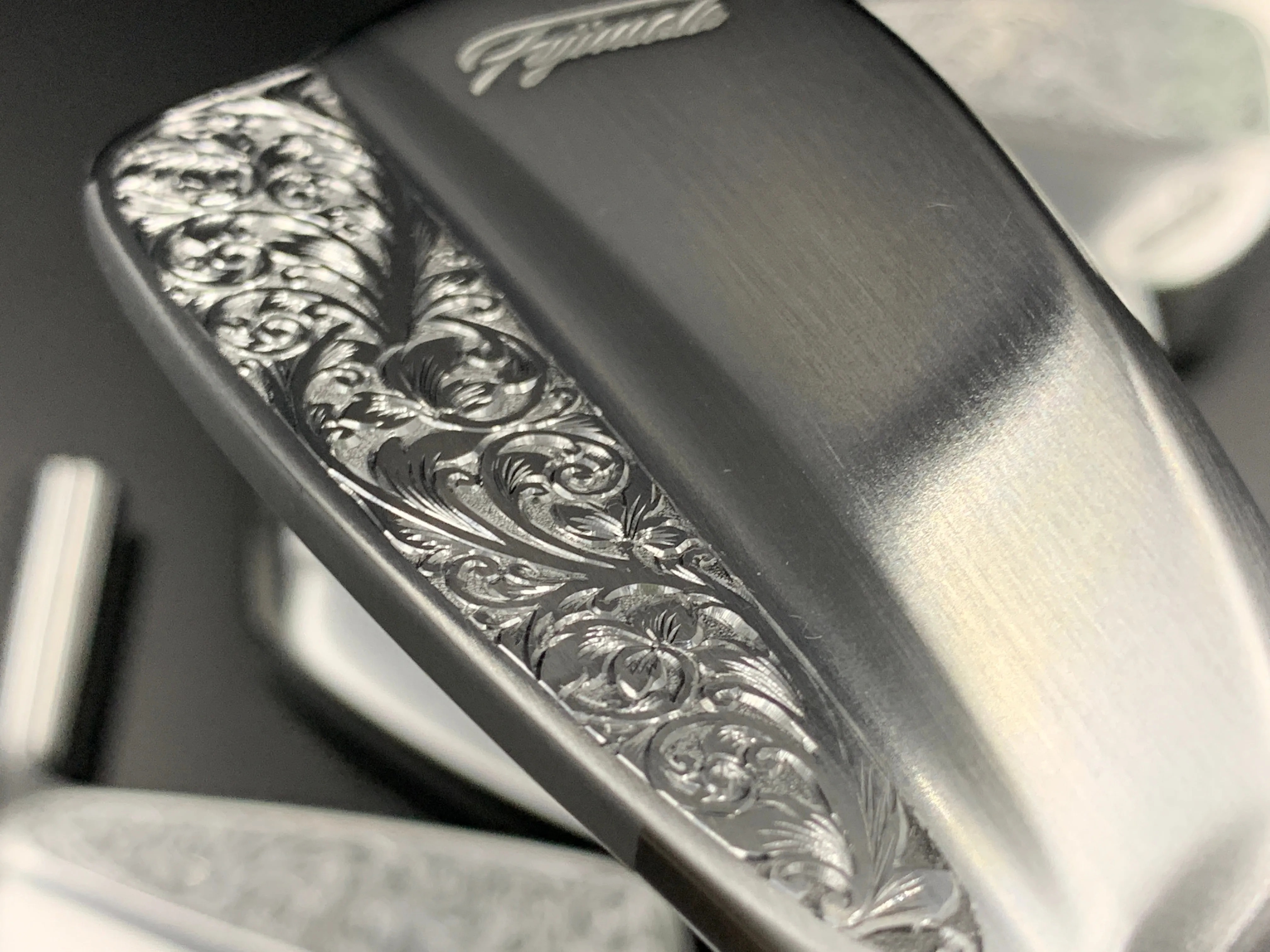 Fujimoto Golf Iron Handcrafted Hand Engraved Iura Irons