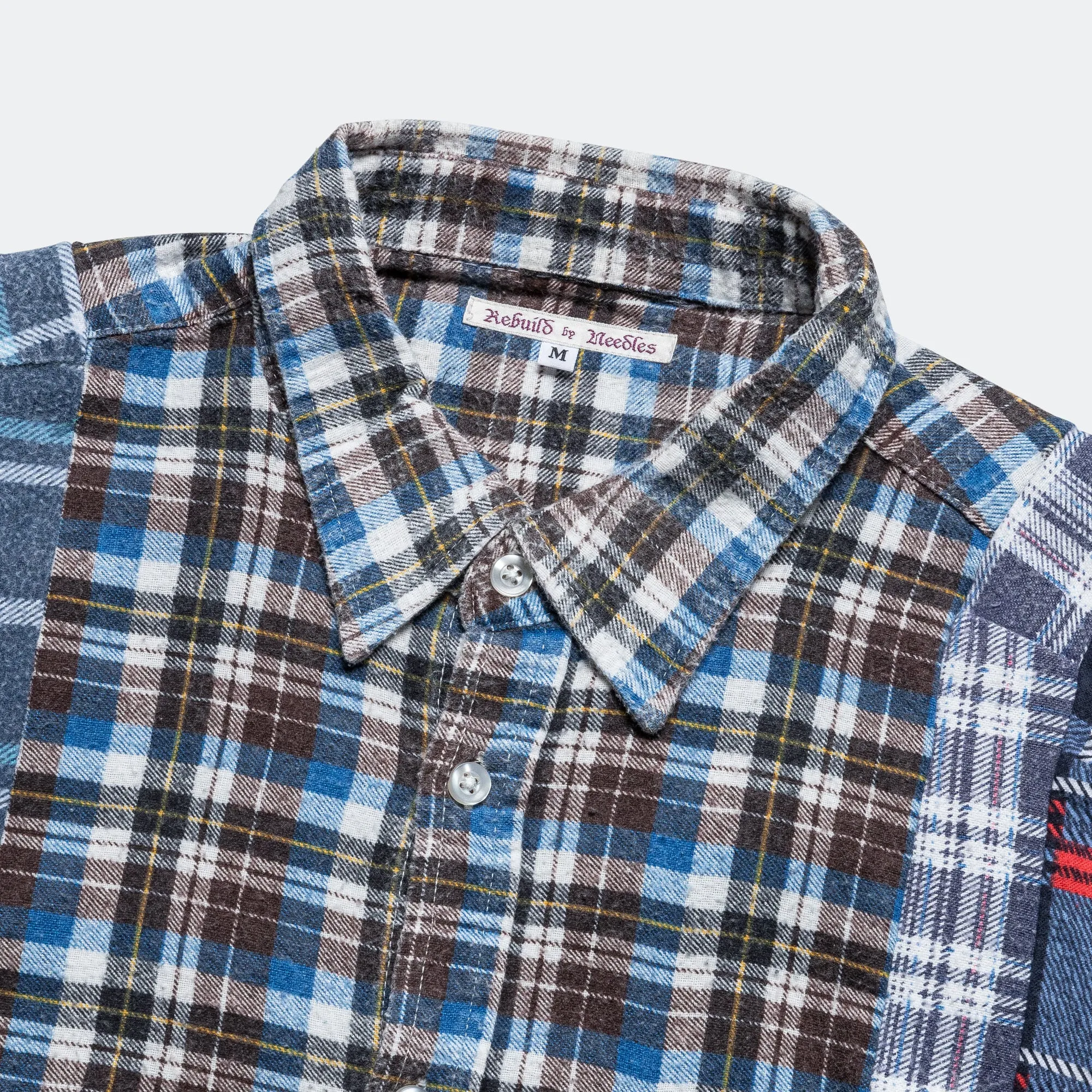 FW24 Rebuild Flannel 7 Cuts Shirt - Medium #4