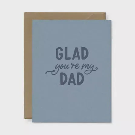 Glad You're My Dad Card Ruff