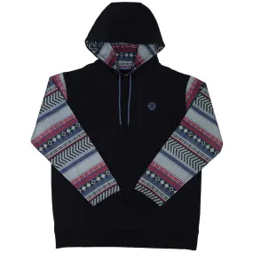 Hooey Men's Acuna Aztec Sleeve Pullover Hoodie