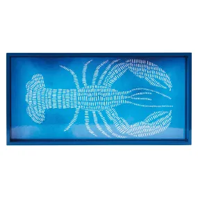 Indigo Lobster 10 X 20 Art Tray