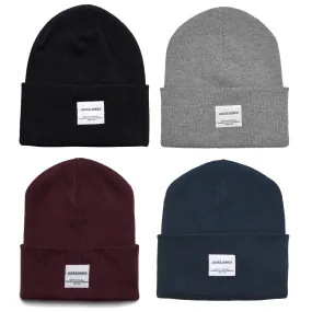 Jack & Jones Mens 'JACLONG' Knit Beanie Hat