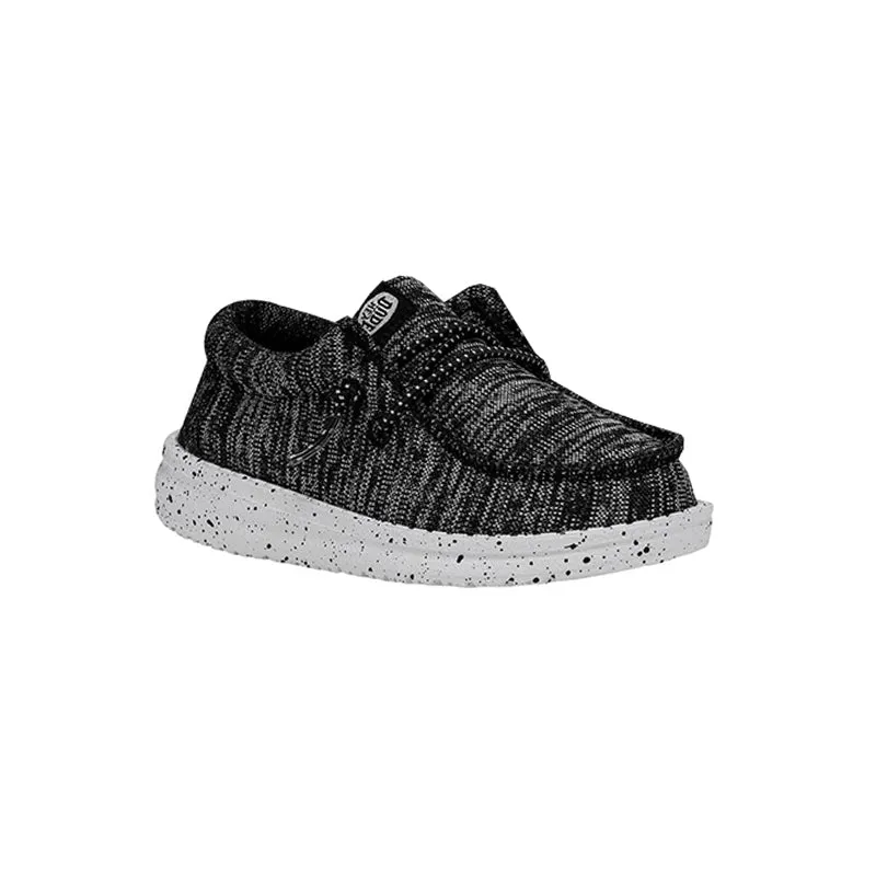 Kid's Preschool Wally Sport Knit Black/White