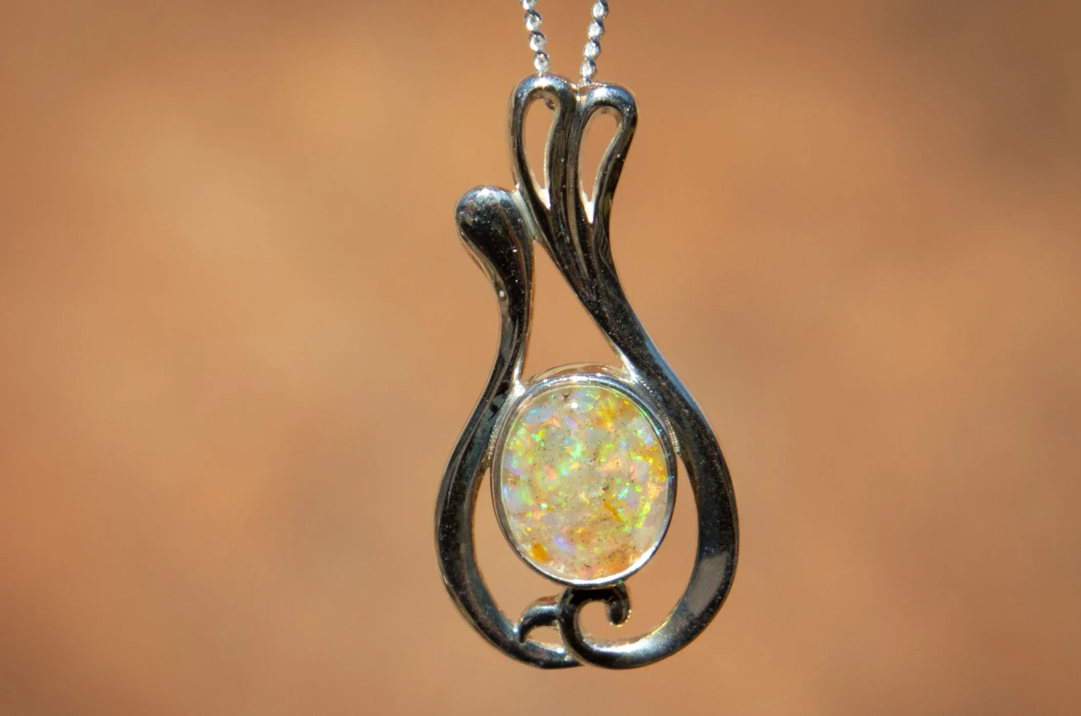 Large Celtic Drop Pendant