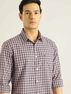 Men Checked Full Sleeve Cotton Shirt