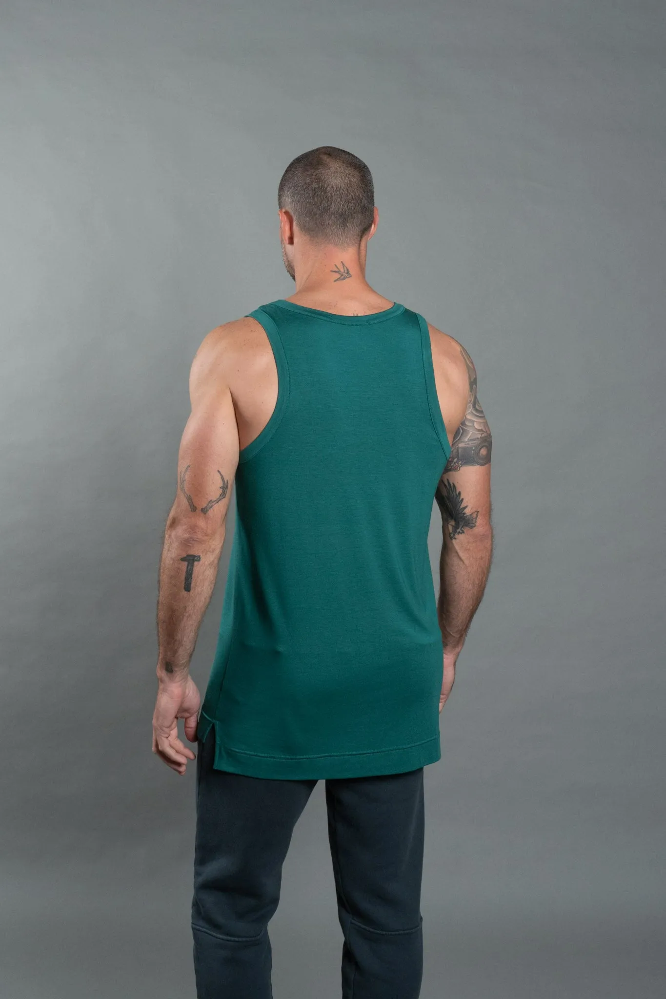 Men's Modal Hi-Lo Tank