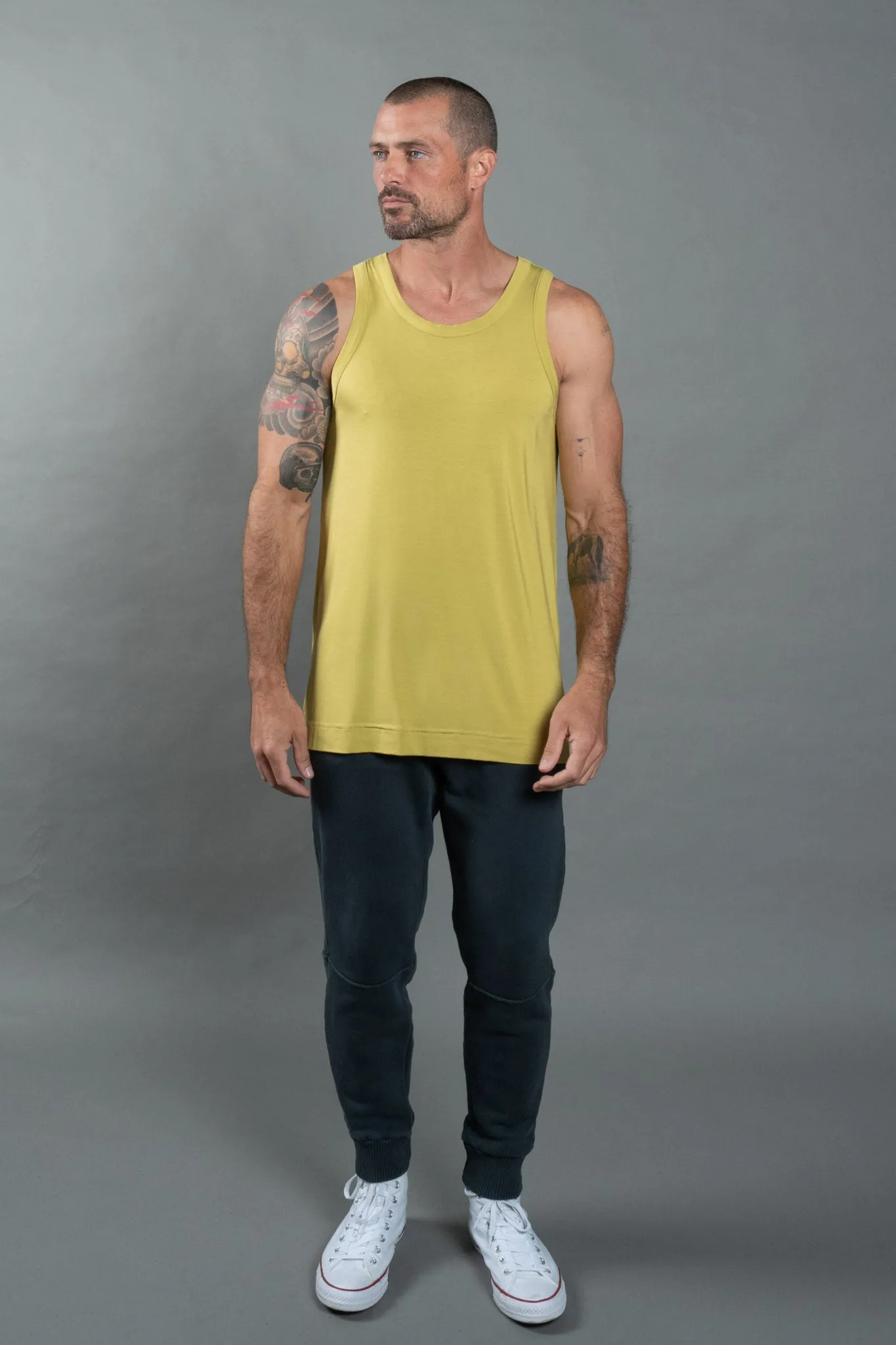 Men's Modal Hi-Lo Tank