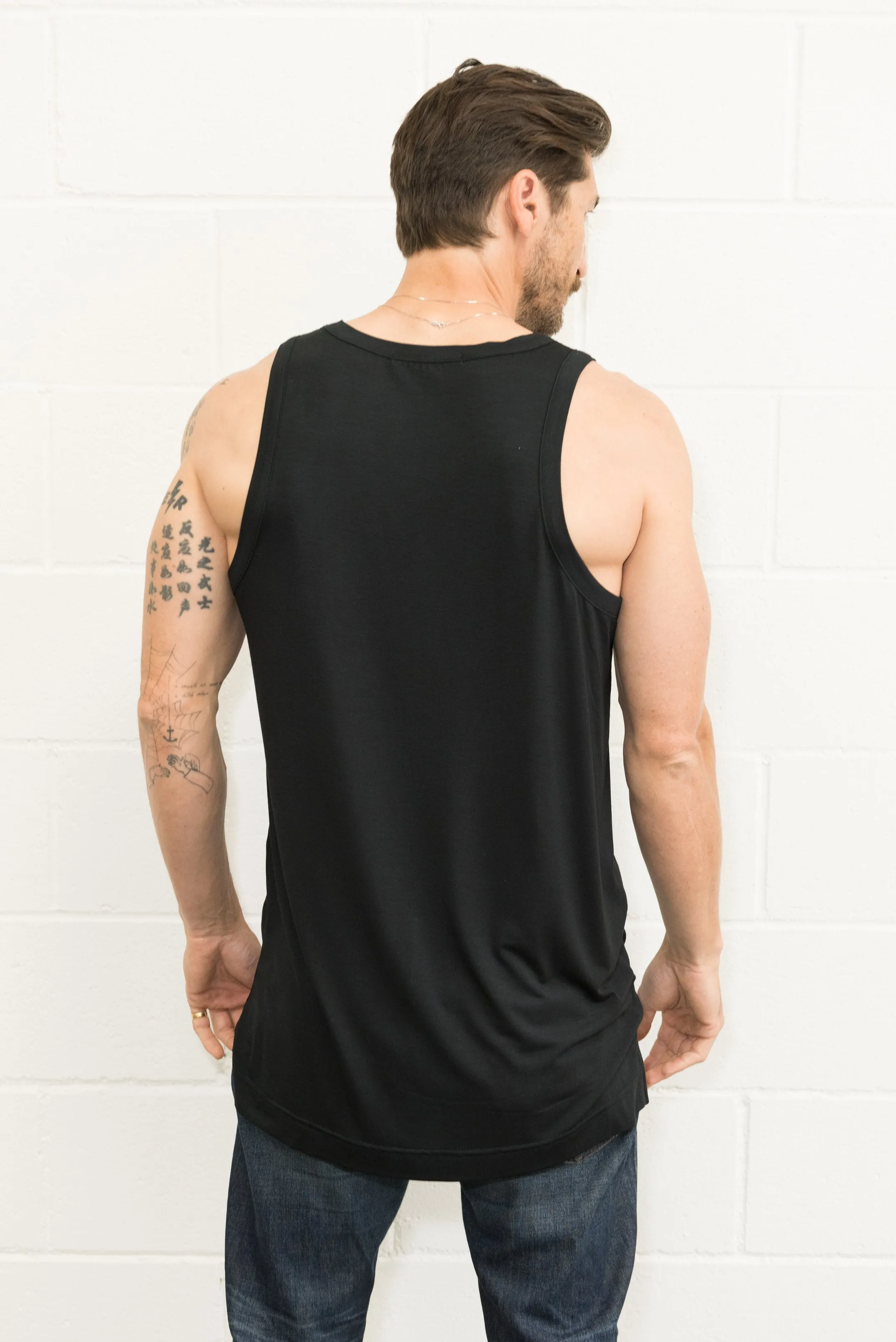 Men's Modal Hi-Lo Tank