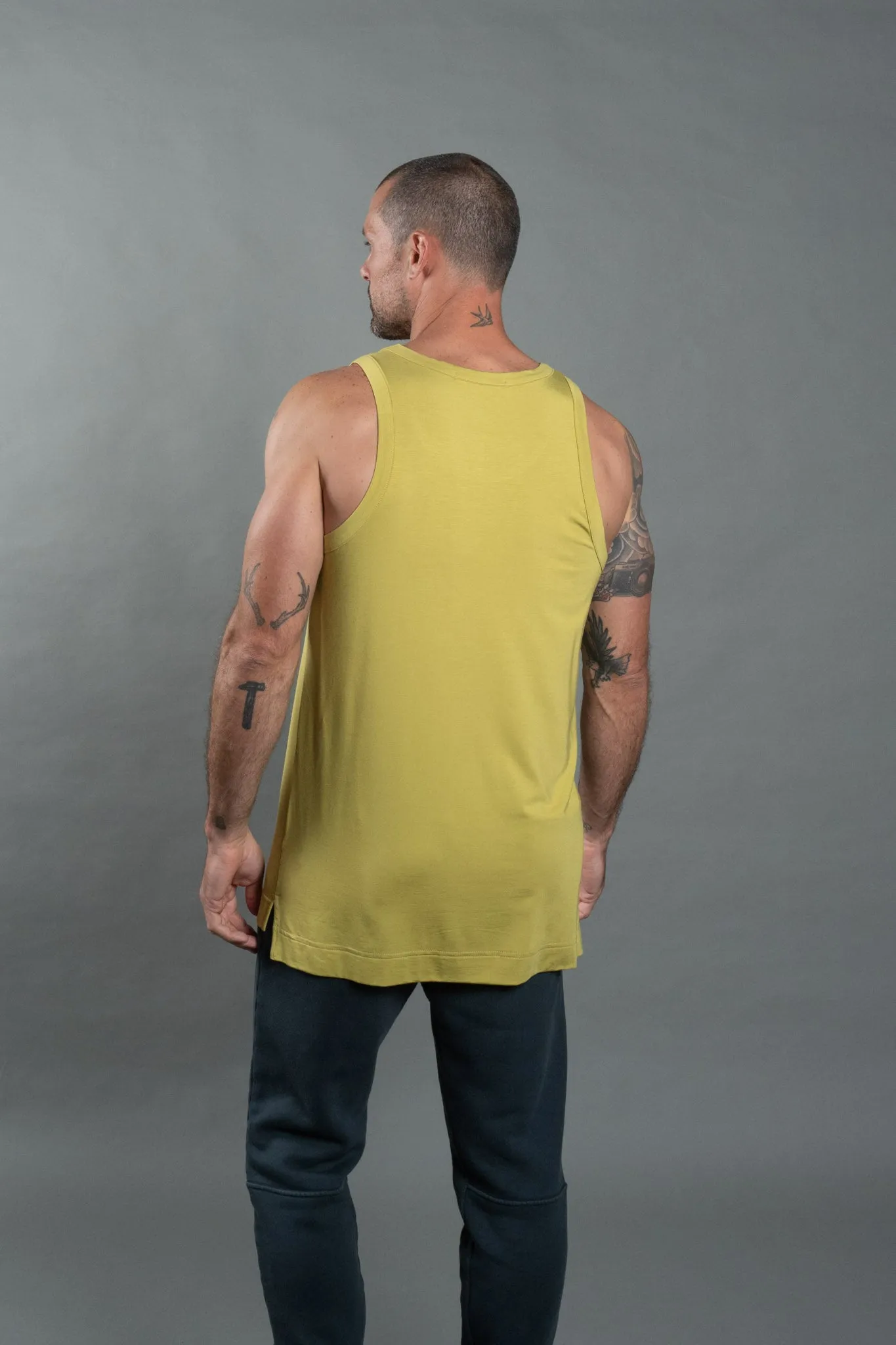 Men's Modal Hi-Lo Tank