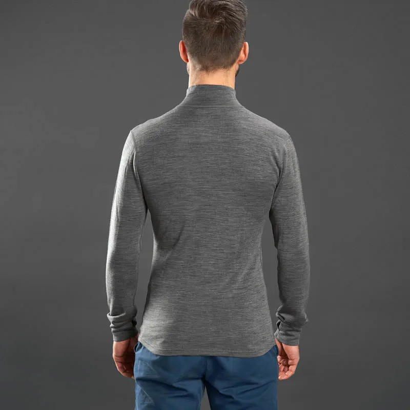 Merino Blend Half-Zip Thermal Long Sleeve Base Layer