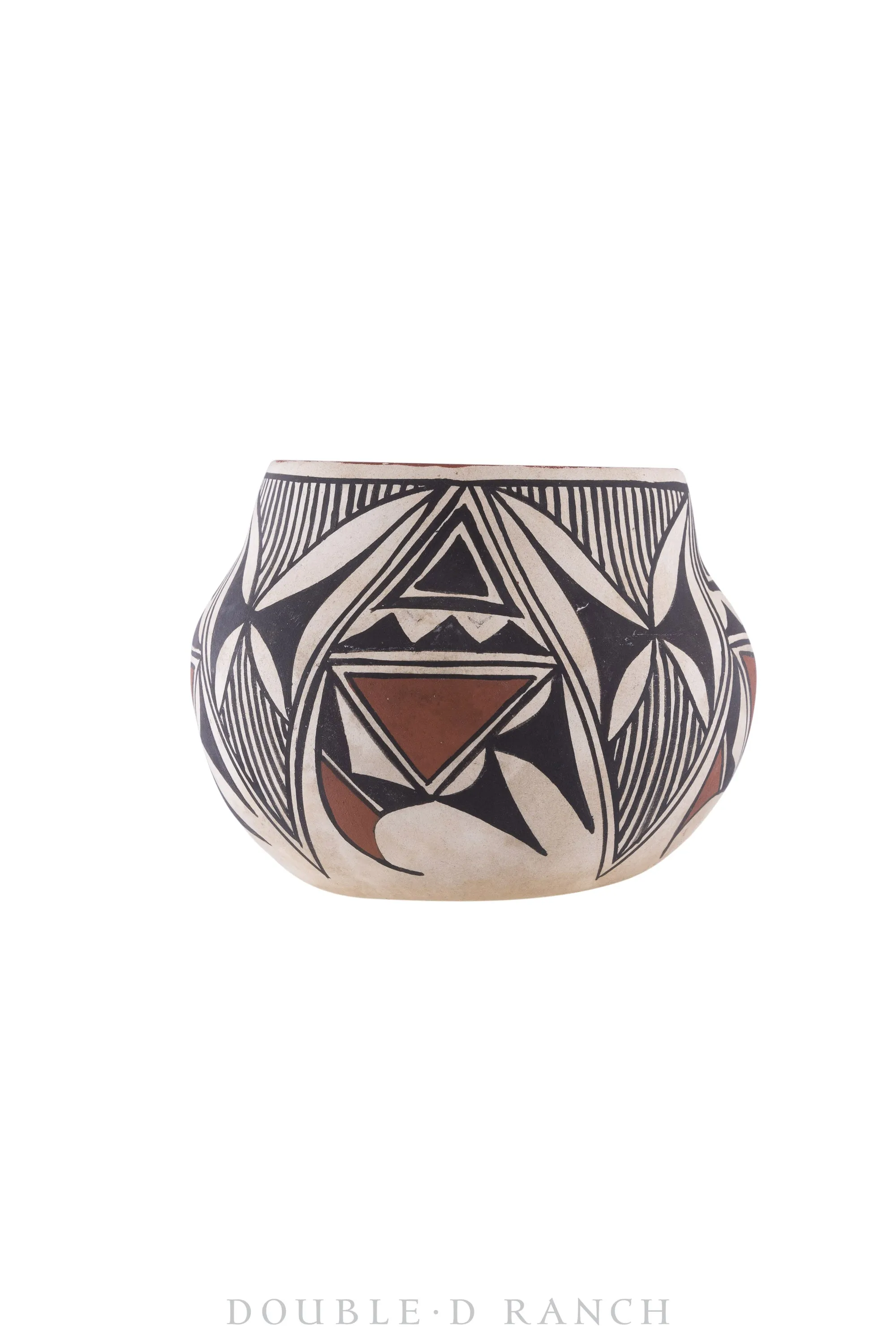 Miscellaneous, Pottery, Bowl, Acoma, Vintage, 563