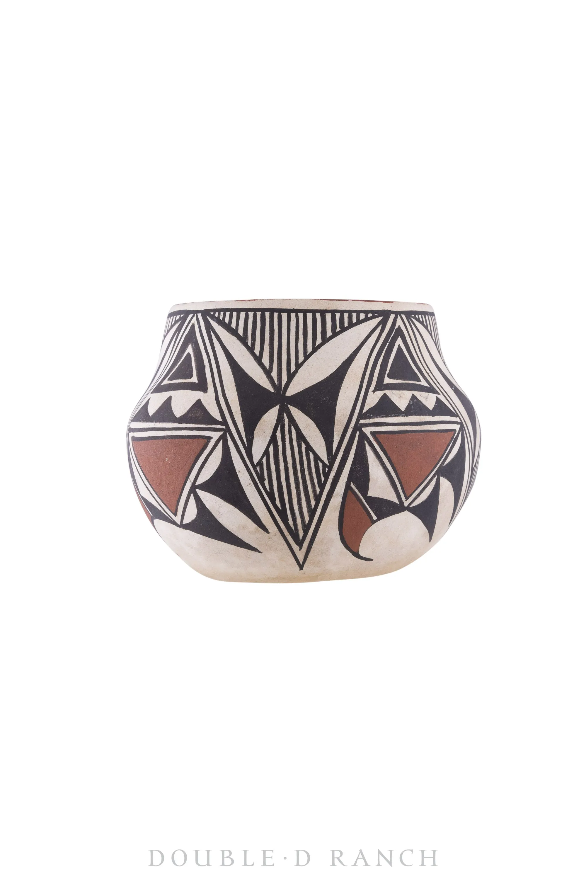 Miscellaneous, Pottery, Bowl, Acoma, Vintage, 563