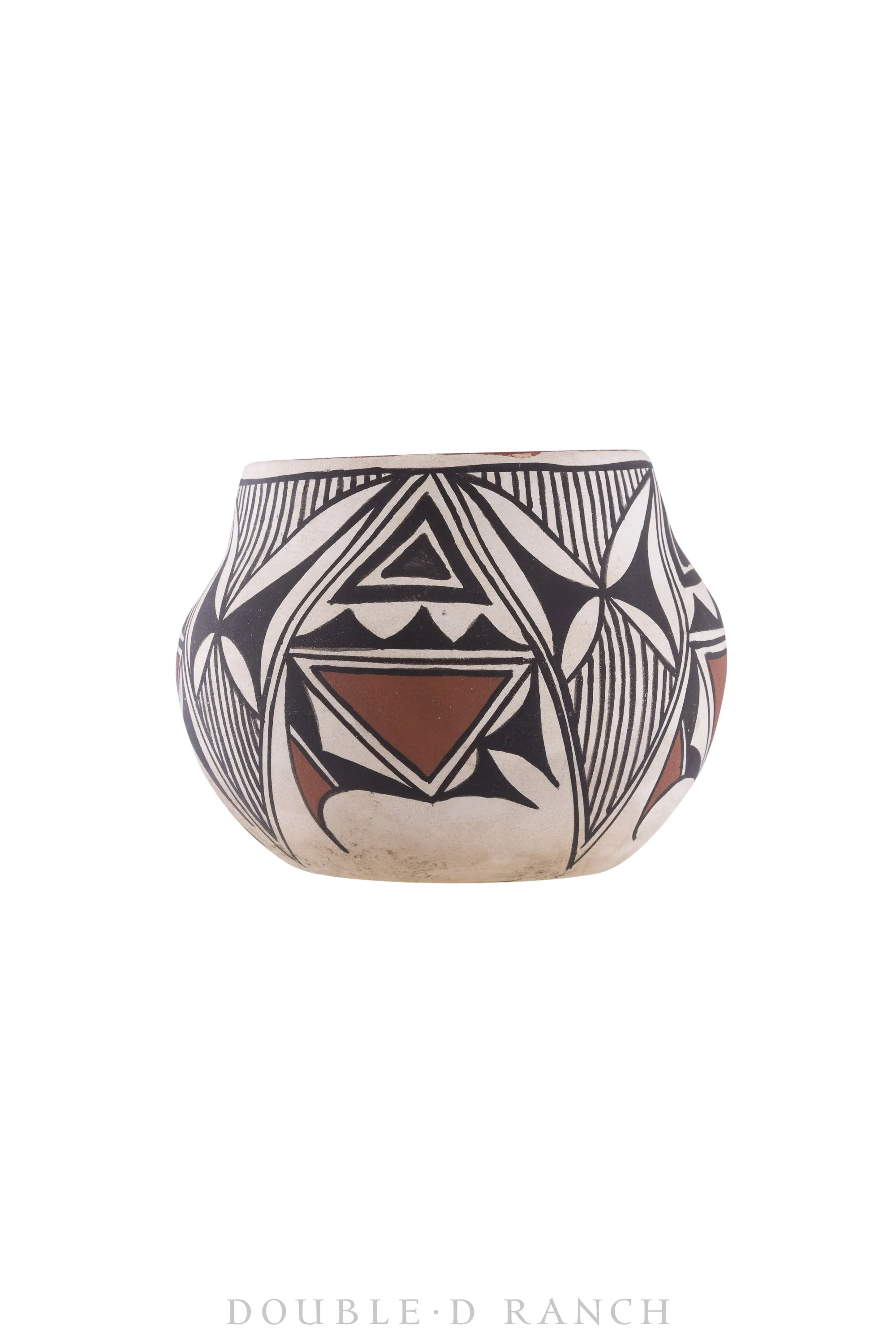 Miscellaneous, Pottery, Bowl, Acoma, Vintage, 563