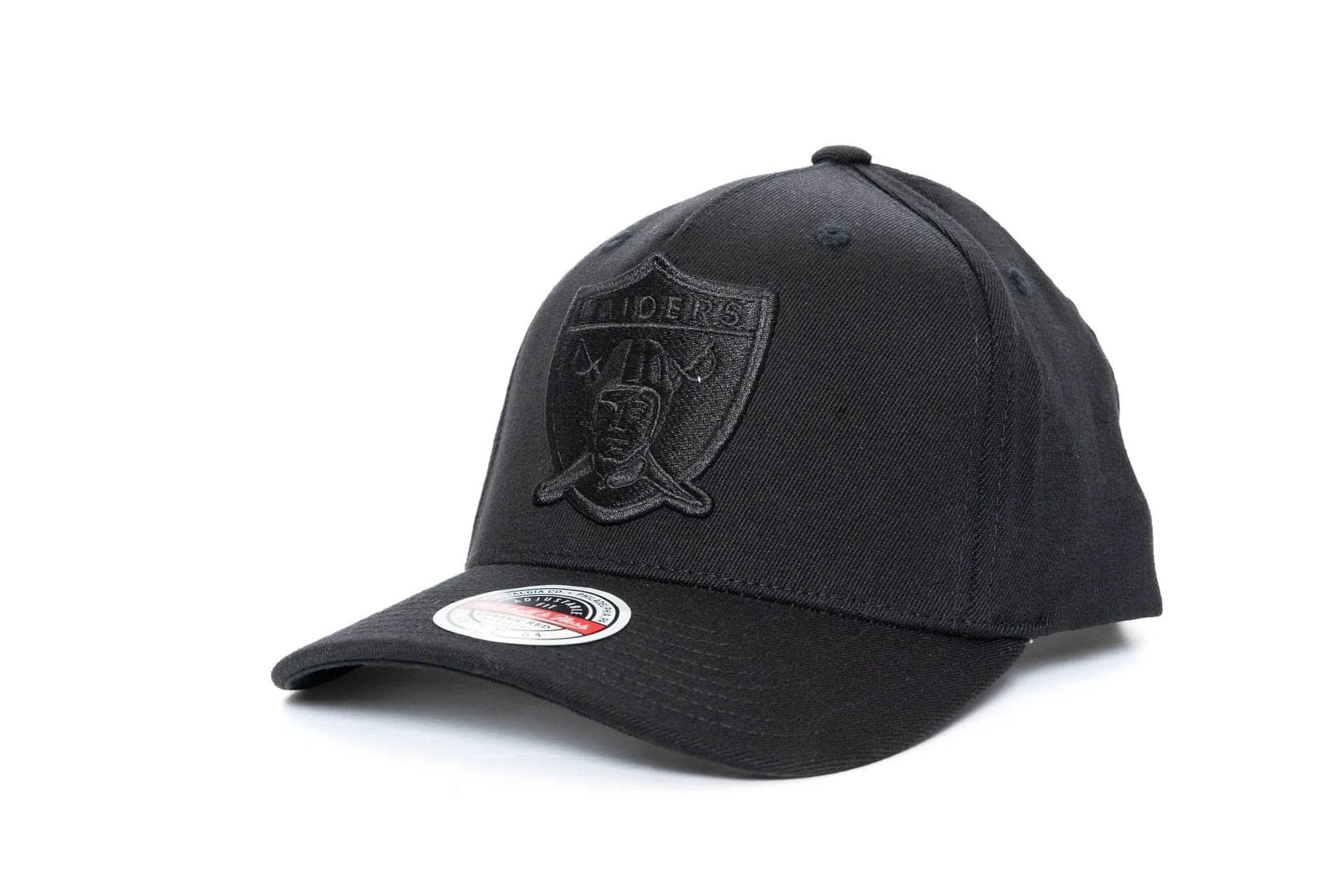 mitchell and ness classic red stretch las vegas raiders interception snapback