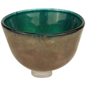 Modern English Studio Art Glass Bowl