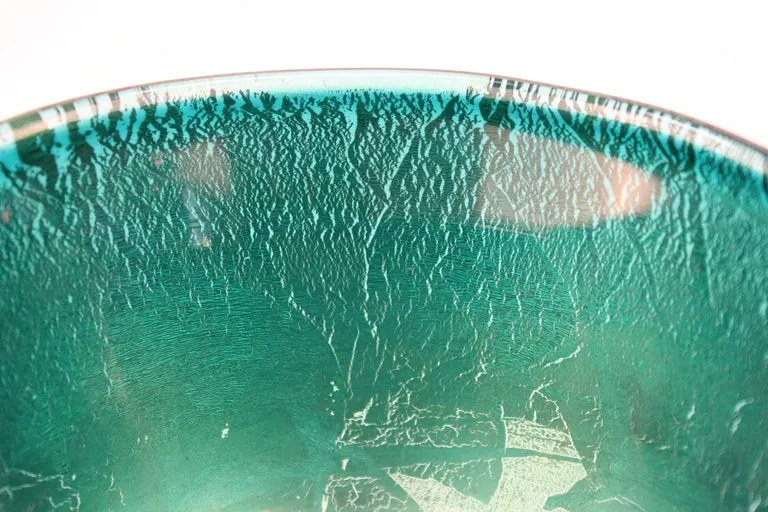 Modern English Studio Art Glass Bowl