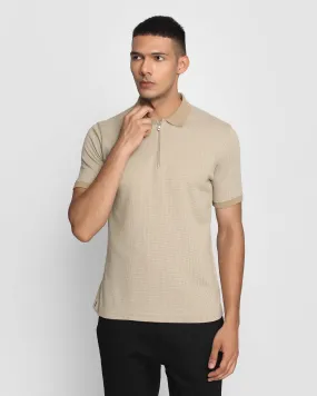 Polo Beige Printed T-Shirt - Nicholas