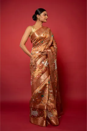 Printed Silk Saree