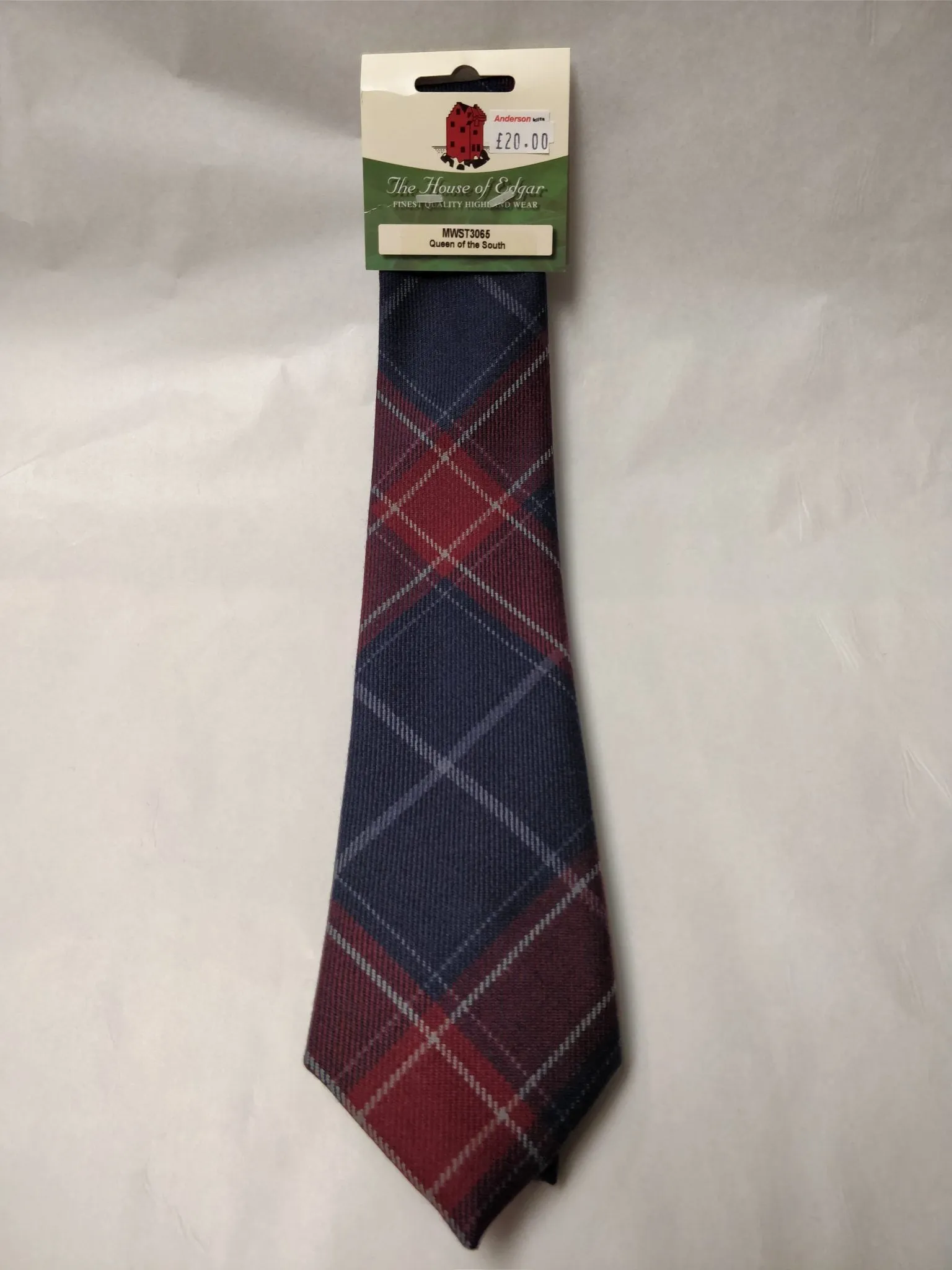 Queen of the South Tartan Tie