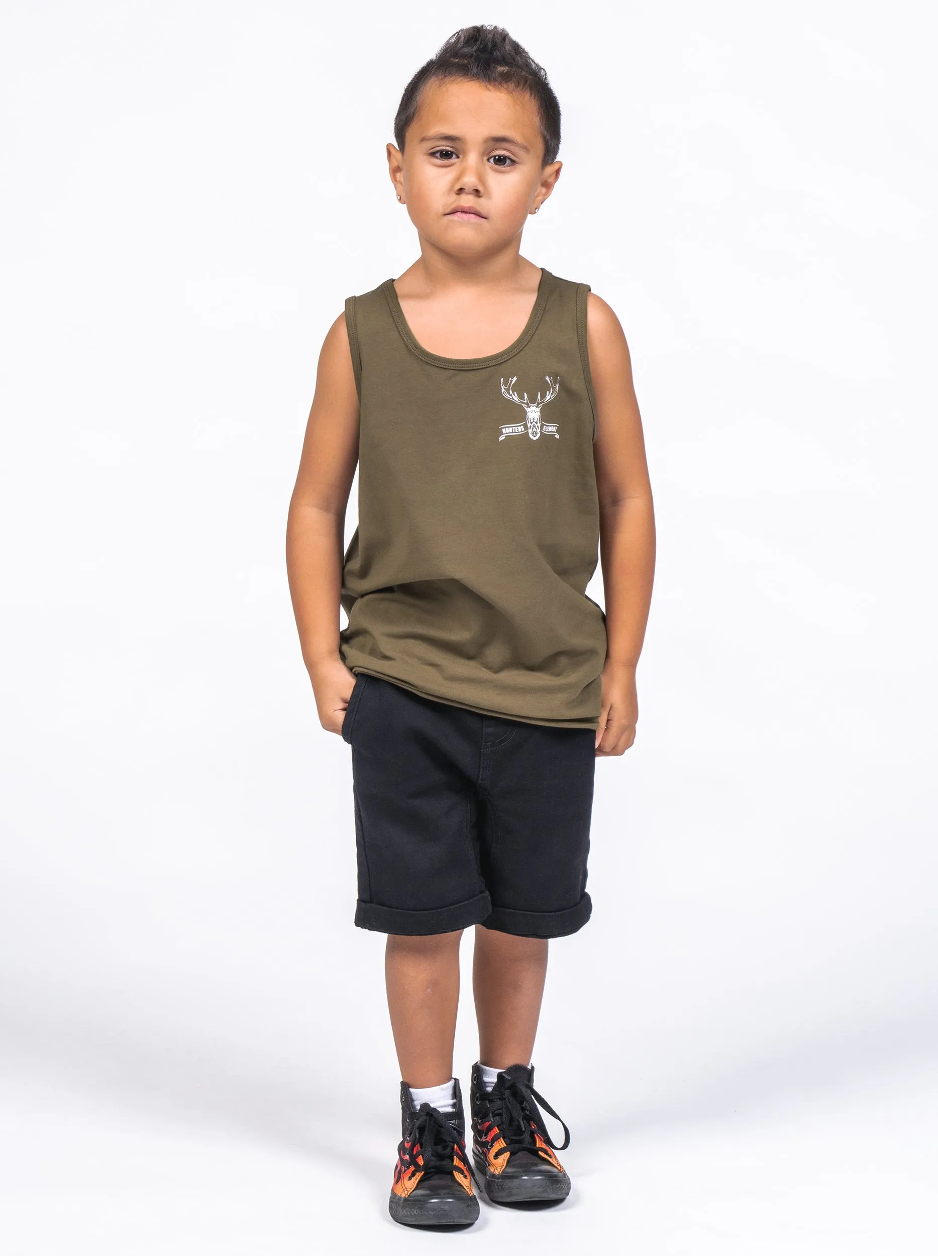 Red Stag Singlet Kids