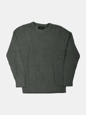 Rollas Hemp Blend Crew Knit - Green