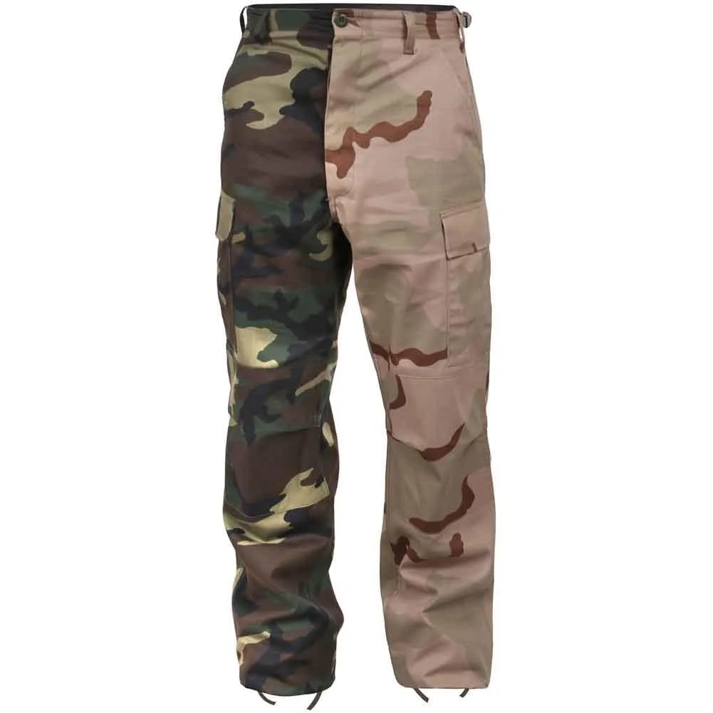 Rothco Mens Two-Tone Color Camouflage BDU Pants