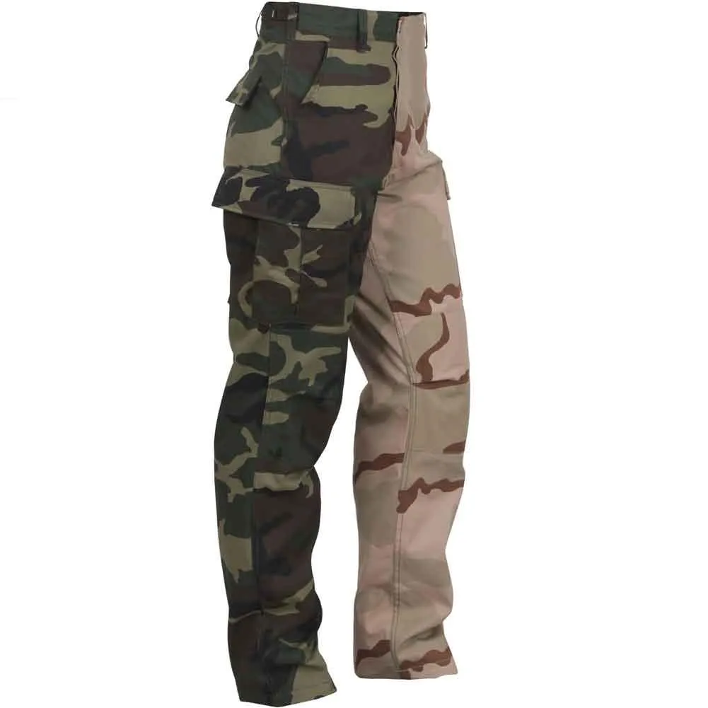 Rothco Mens Two-Tone Color Camouflage BDU Pants