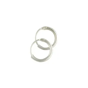 Small Silver Hoop Earrings