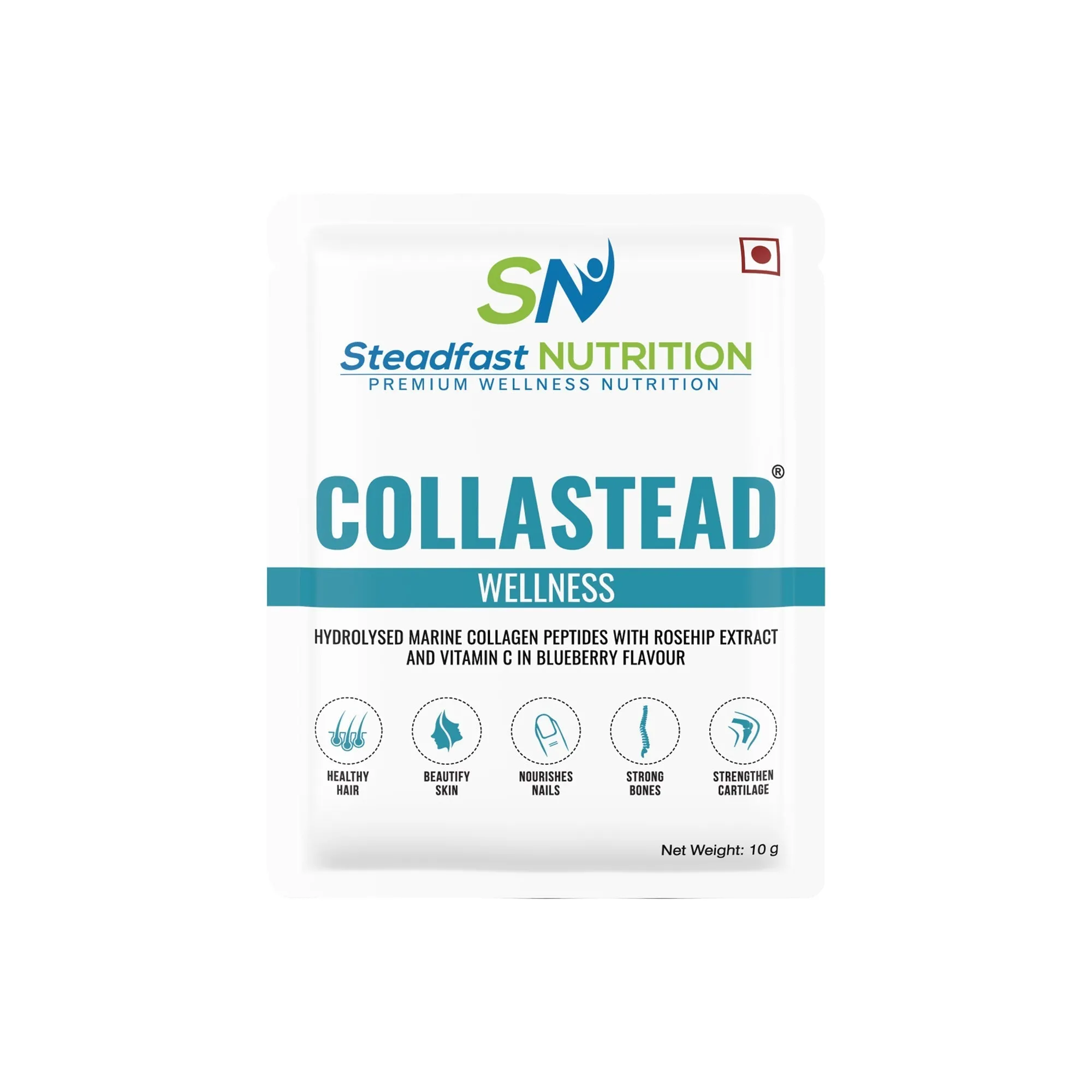 Steadfast Nutrition Collastead Collagen Powder - Blue Berry