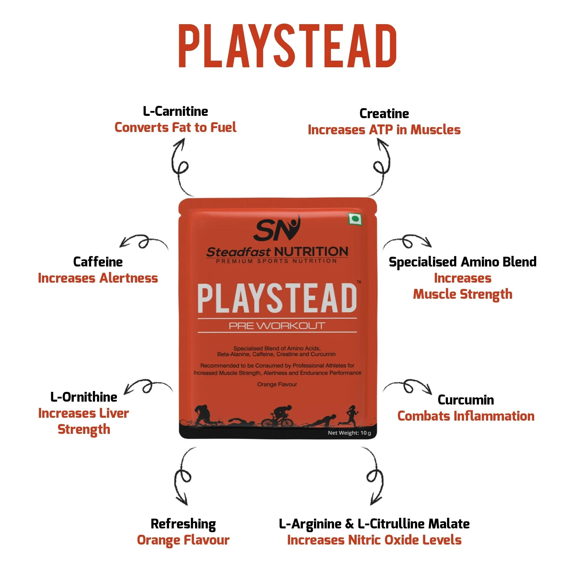 Steadfast Nutrition Playstead - Orange Flavour