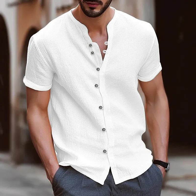 Stylish Vintage Button Casual Shirt