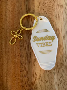 Sunday Vibes - Motel Key Tag