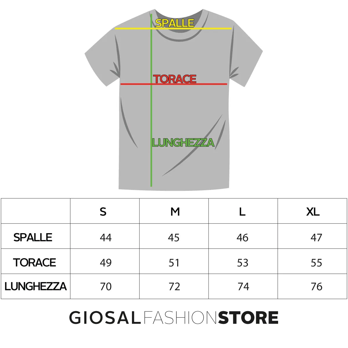 T-Shirt Uomo MOD Girocollo Righe Bicolore Rossa Nera Stampa Casual GIOSAL