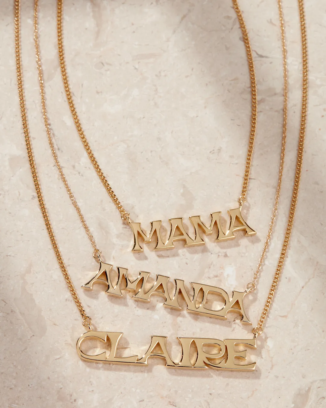 The Nameplate Necklace [Vintage]